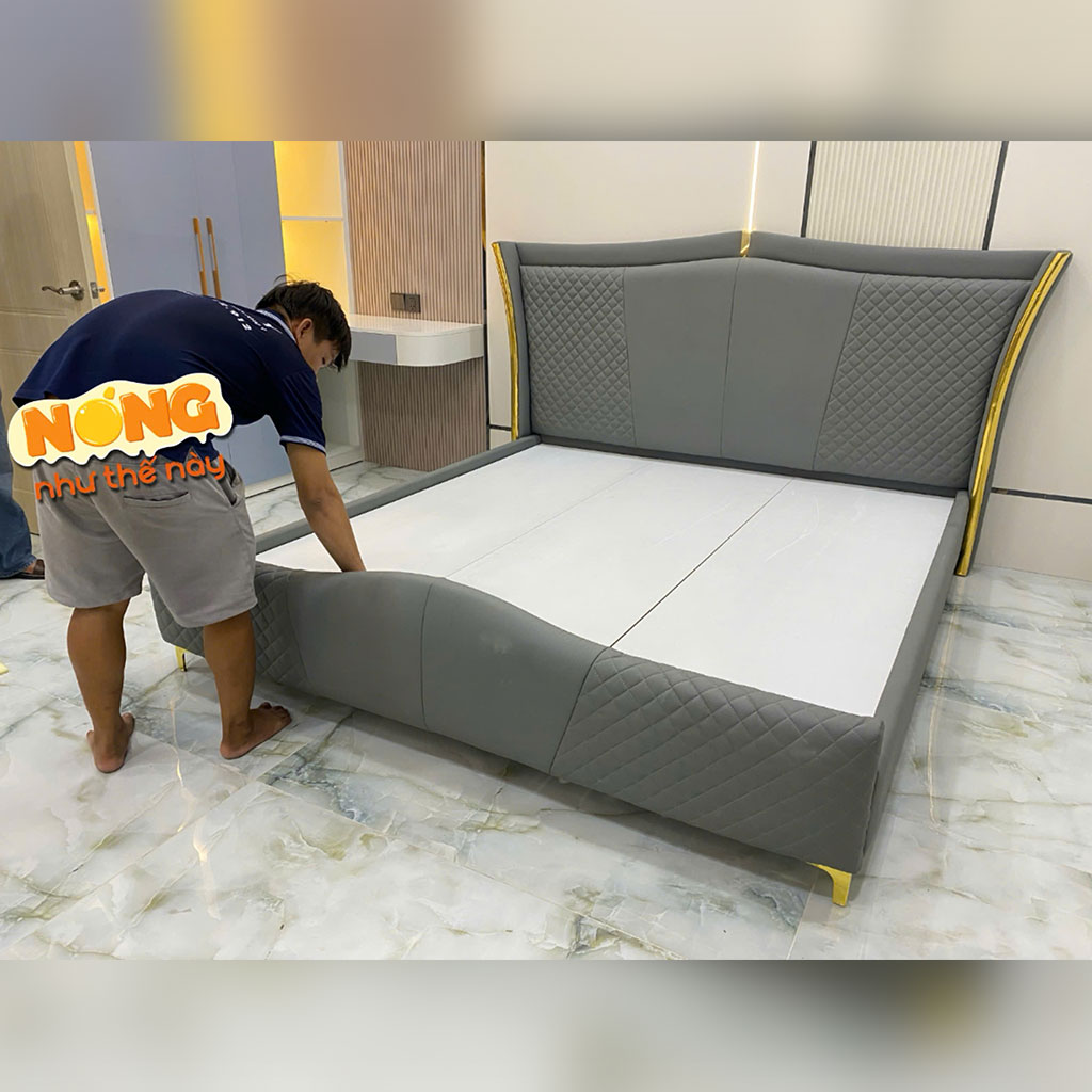 Giao Giường Bọc Nệm Thàng công cho anh Dũng Bình Dương-Như Ý -Funi