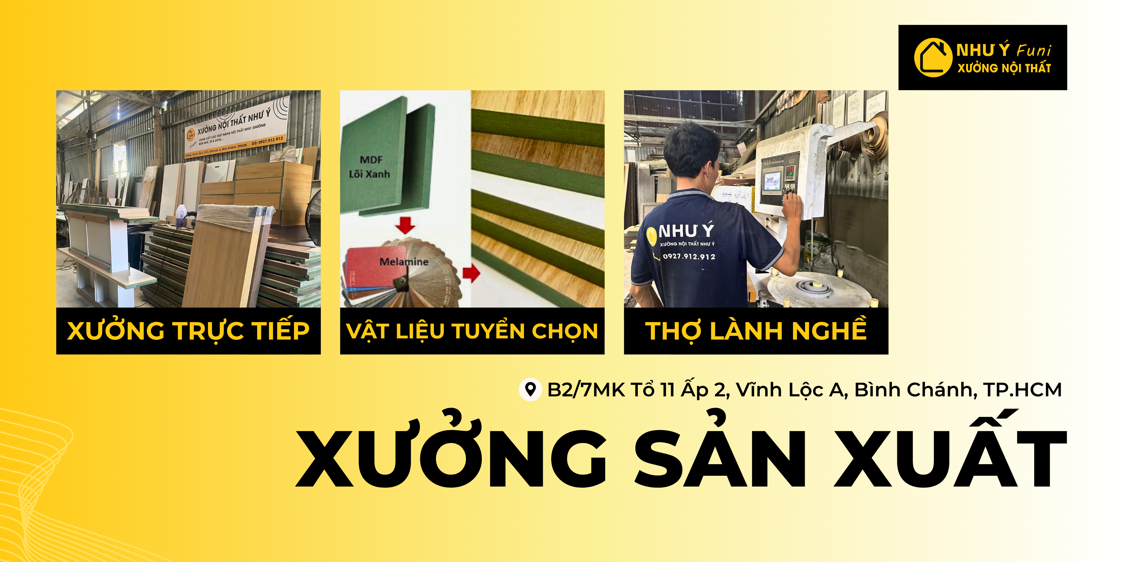 XƯỞNG NỘI THẤT CAO CẤP -  NHƯ Ý FUNI