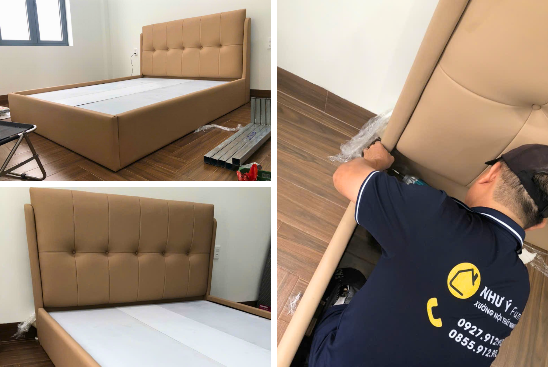 Giường Bọc Da Đầu Giường Đóng Nút – Lựa Chọn Độc Đáo Của Khách Hàng Tại Như Ý FUNI