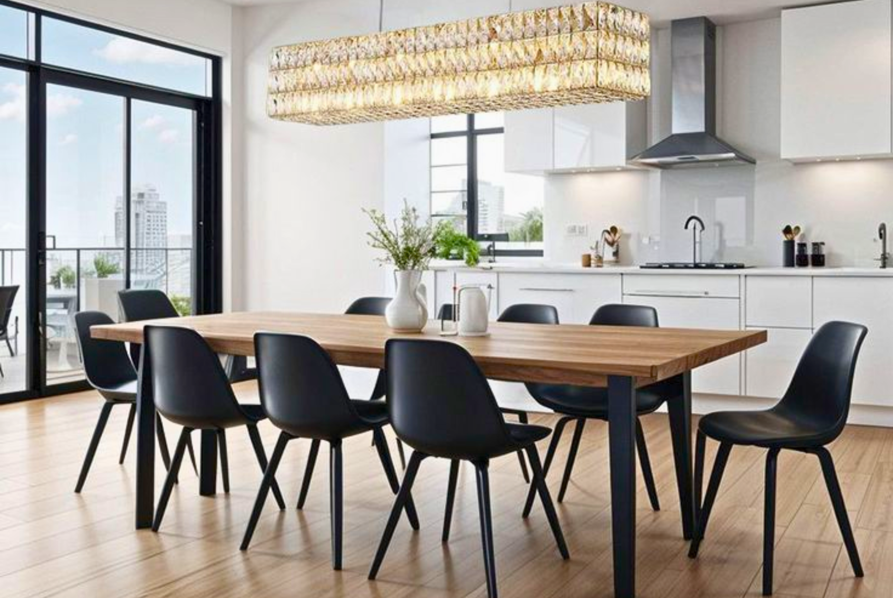 Nguyên tắc khi bố trí bàn ăn trong không gian bếp