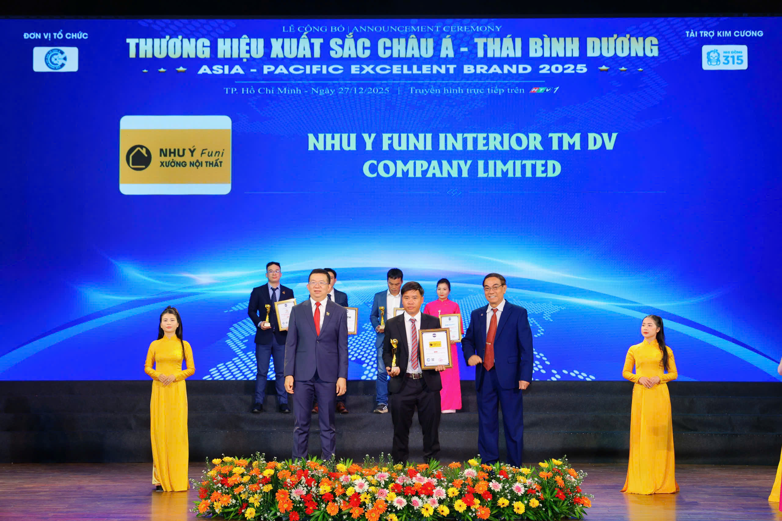 NHƯ Ý FUNI ĐƯỢC VINH DANH TOP 10 THƯƠNG HIỆU XUẤT SẮC CHÂU Á - THÁI BÌNH DƯƠNG 2025